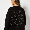 Skinnydip London We'Ll Be Alright Sweatshirt In Black Shop All Clothing