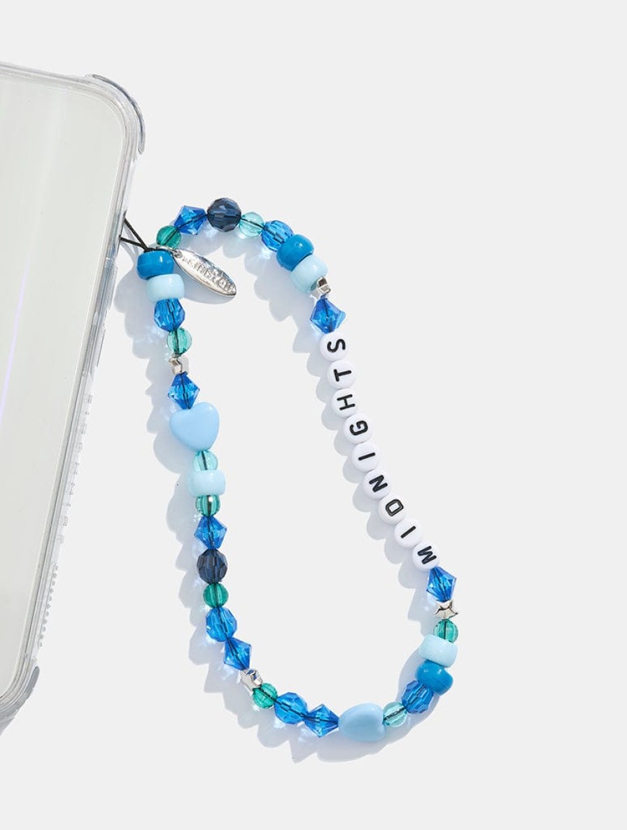 Skinnydip London Midnights Blue Beaded Phone Strap Shop All Tech Accessories