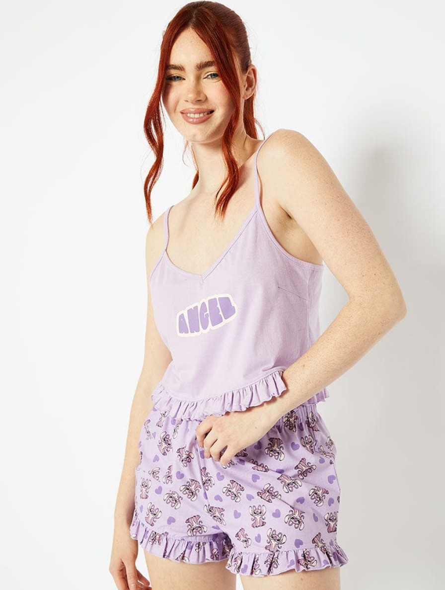 Skinnydip London Disney Angel Frilly Pyjama Set Nightwear