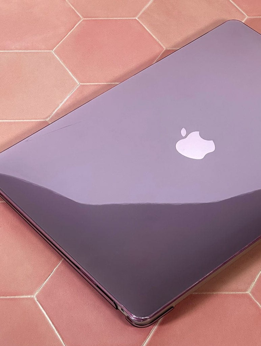 Skinnydip London Lilac Transparent Macbook Case Shop All Tech Accessories