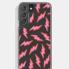 Skinnydip London Pink And Red Lightning Bolt Android Case Google Pixel 5A Cases