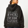 Skinnydip London F*Ck Up The Night Hoodie In Black Hoodies & Sweatshirts