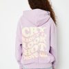 Skinnydip London Cry About It Lilac Oversized Hoodie Hoodies & Sweatshirts