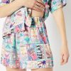 Skinnydip London Postcard Print Resort Shorts Co-Ords