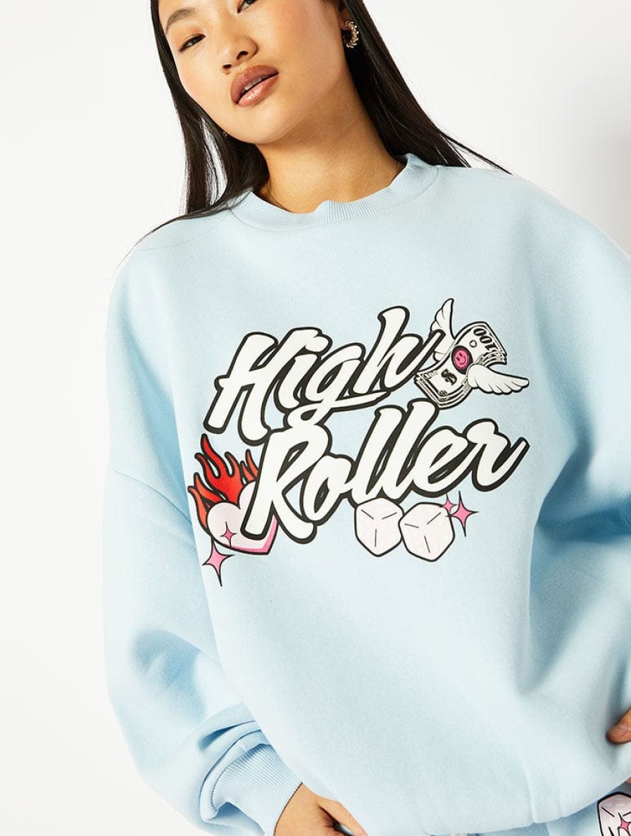 Skinnydip London High Roller Oversized Sweatshirt Hoodies & Sweatshirts