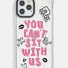 Skinnydip London Mean Girls X Skinnydip You Can'T Sit With Us Shock Iphone Case Iphone 12 Pro Max Cases