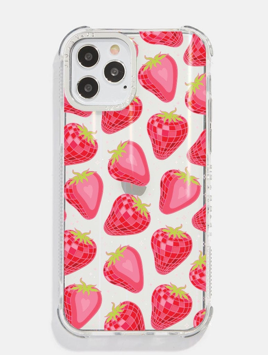 Skinnydip London Disco Strawberries Shock Iphone Case Iphone 12 Pro Cases