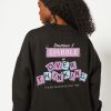 Skinnydip London Dabble Overthinker Sweatshirt In Black Loungewear