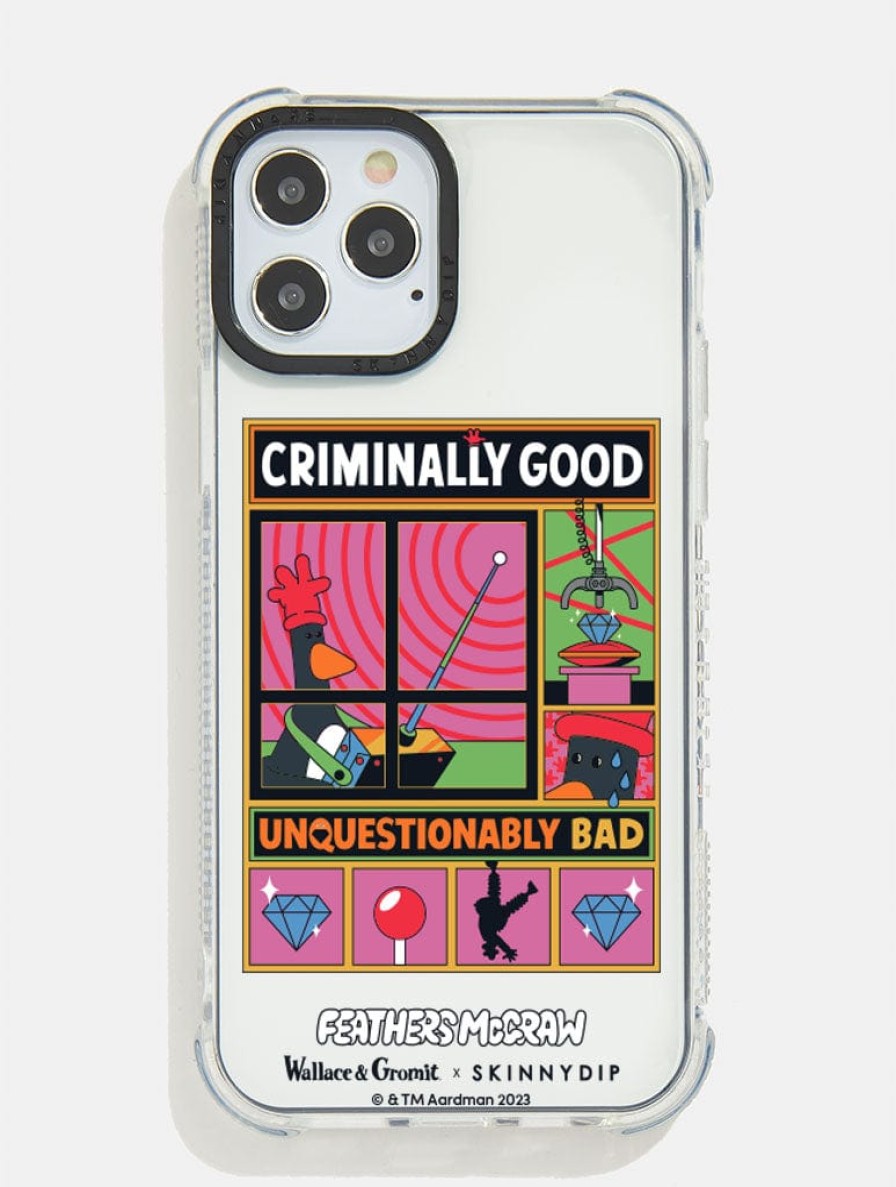 Skinnydip London Wallace & Gromit X Skinnydip Criminally Good Shock Iphone Case Iphone 12 Pro Max Cases