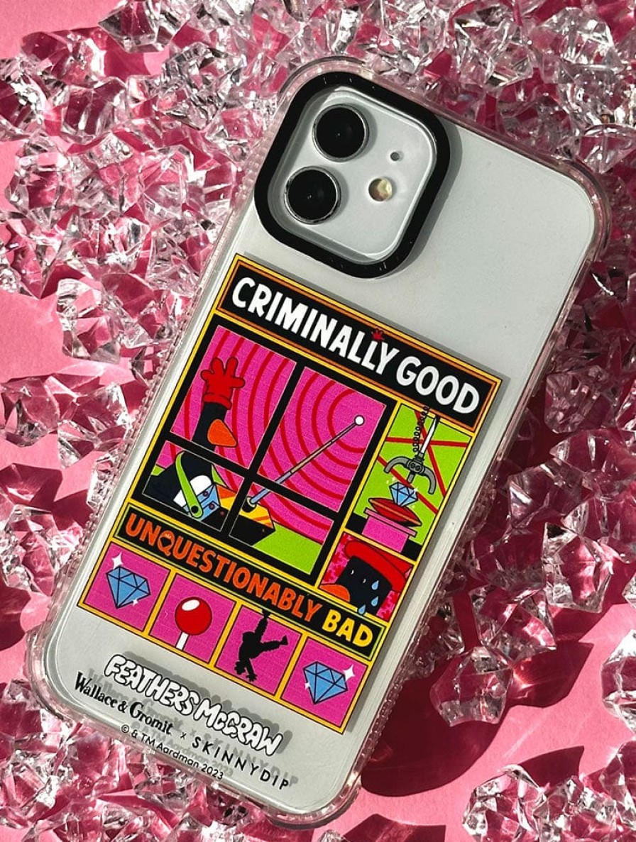 Skinnydip London Wallace & Gromit X Skinnydip Criminally Good Shock Iphone Case Iphone 12 Pro Max Cases