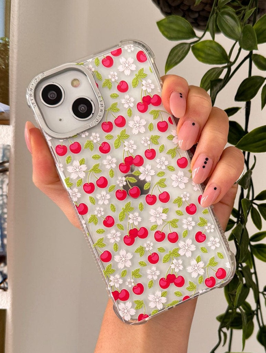 Skinnydip London Cherry Flower Shock Iphone Case Iphone 13 Pro Cases