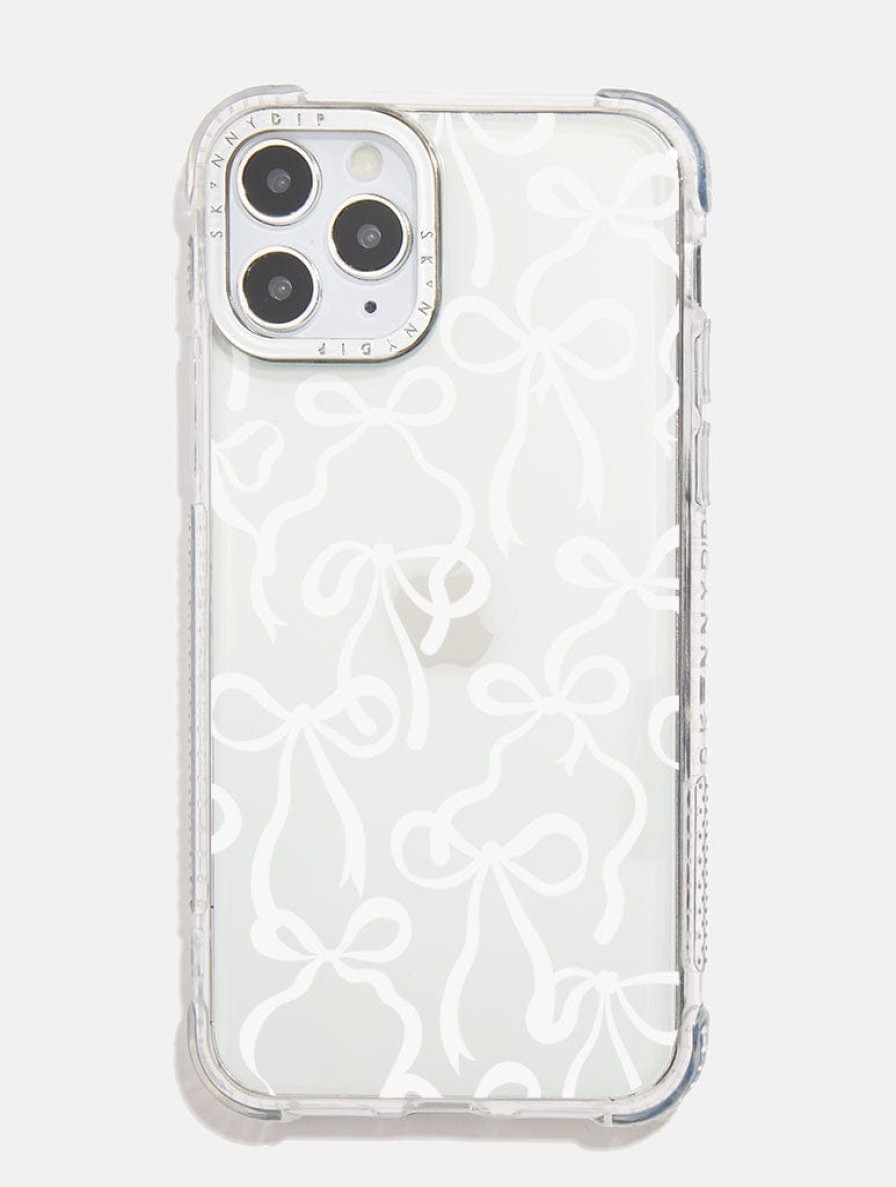 Skinnydip London White Bows Shock Iphone Case Iphone Xr / 11 Cases