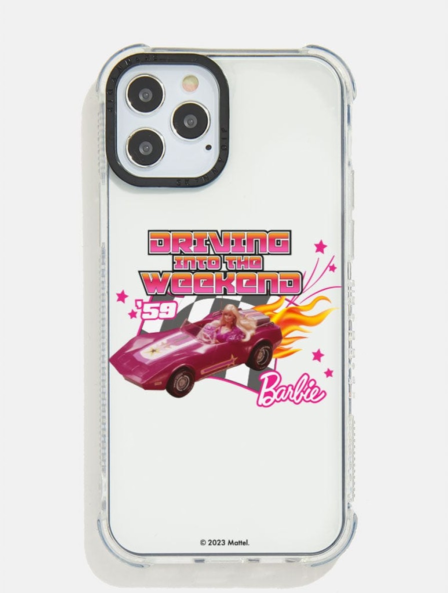 Skinnydip London Barbie X Skinnydip Driving Into The Weekend Shock Iphone Case Iphone 12 Pro Max Cases