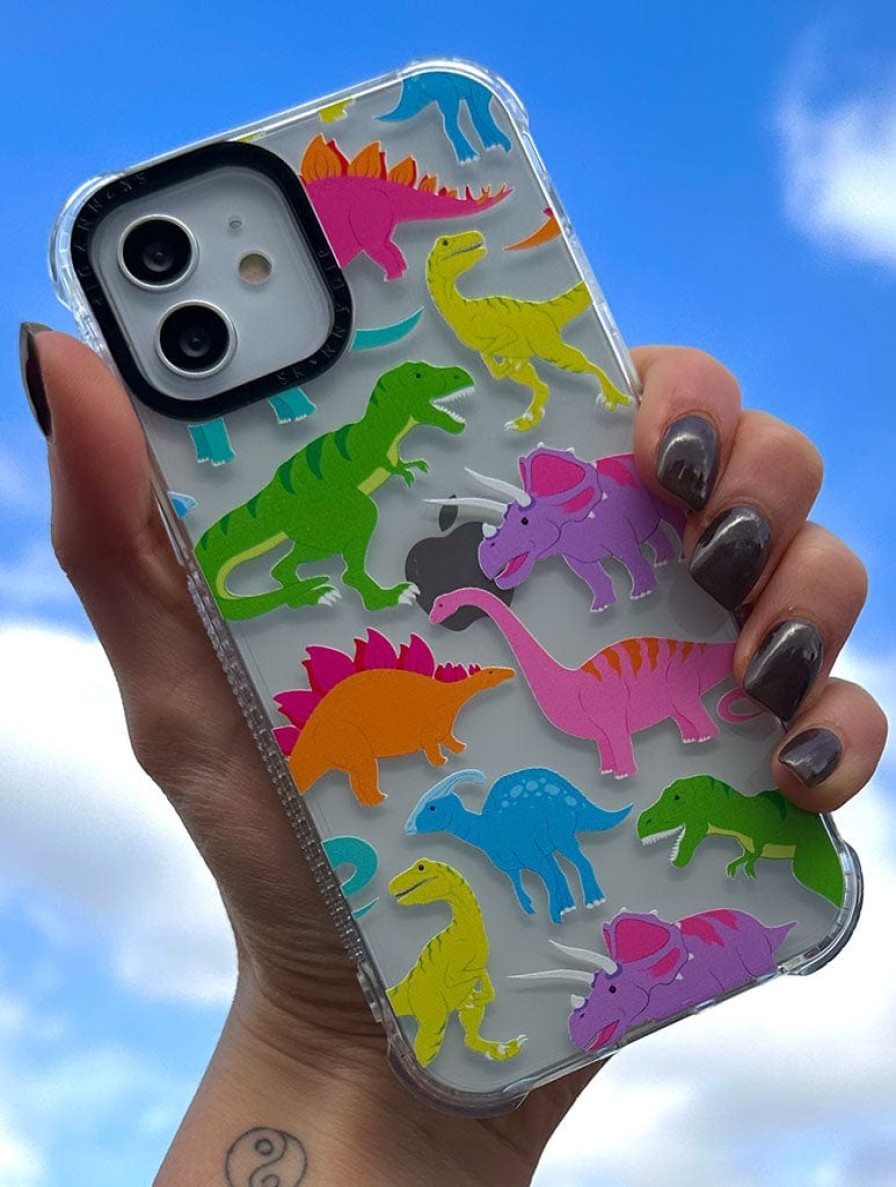 Skinnydip London Colourful Dino Shock Iphone Case Iphone 12 Pro Max Cases