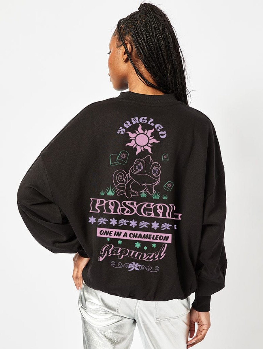 Skinnydip London Disney Pascal Sweatshirt In Black Shop All Clothing