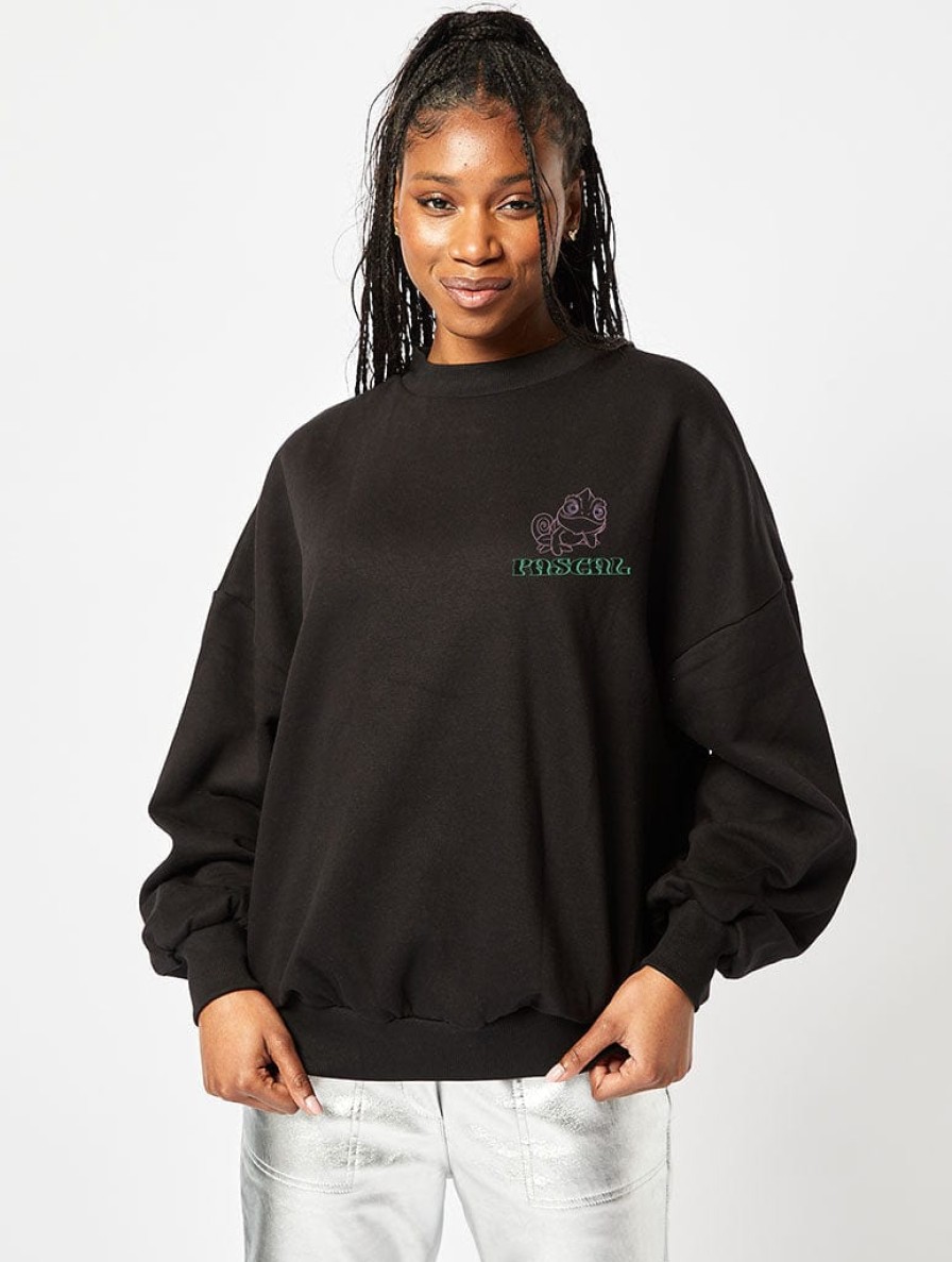 Skinnydip London Disney Pascal Sweatshirt In Black Shop All Clothing