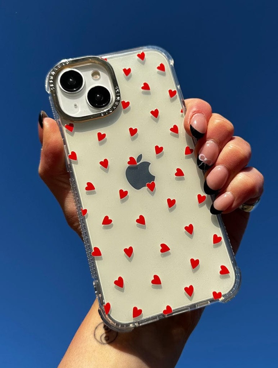 Skinnydip London Ditsy Heart Shock Iphone Case Iphone Xr / 11 Cases