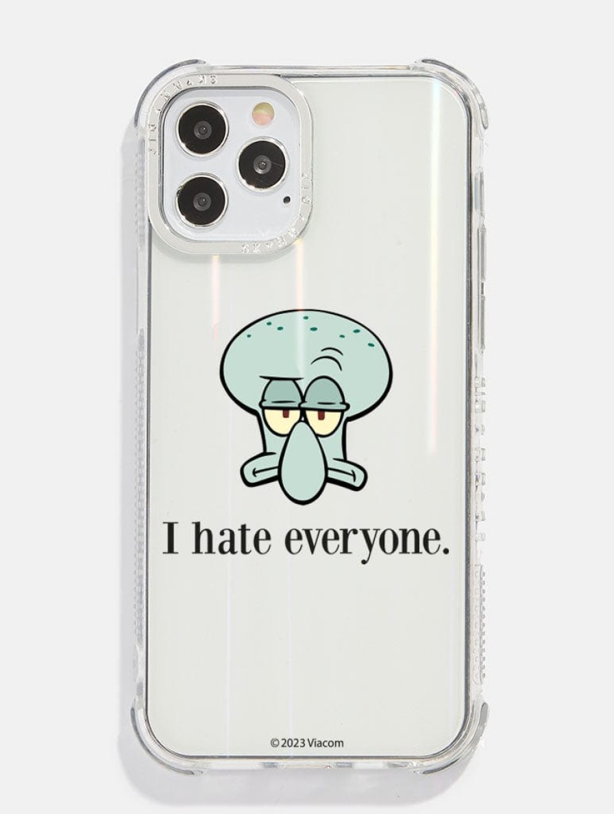 Skinnydip London Spongebob X Skinnydip Squidward I Hate Everyone Shock Iphone Case Iphone 13 Pro Cases