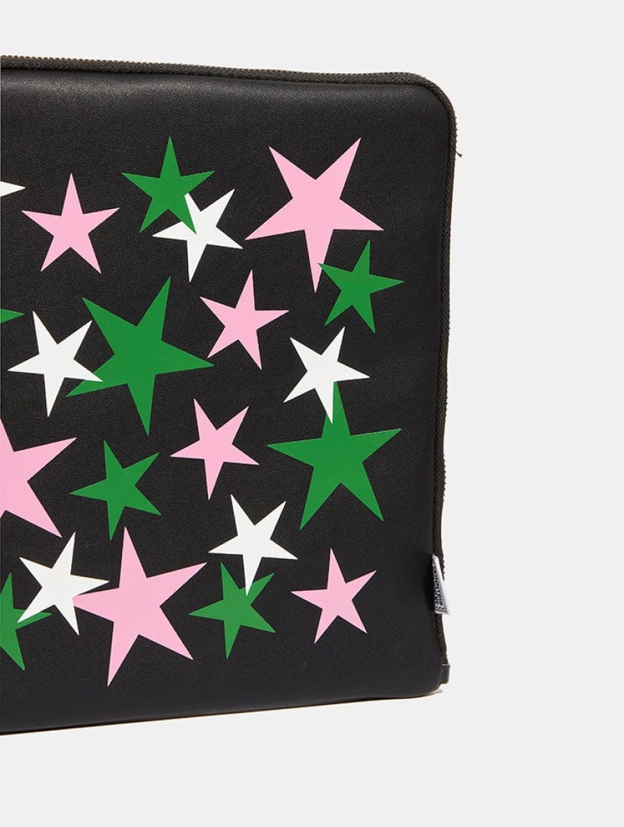 Skinnydip London Pink & Green Star Laptop Case Shop All Tech Accessories