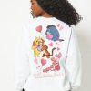 Skinnydip London Disney Love Winnie The Pooh Sweatshirt In White Loungewear