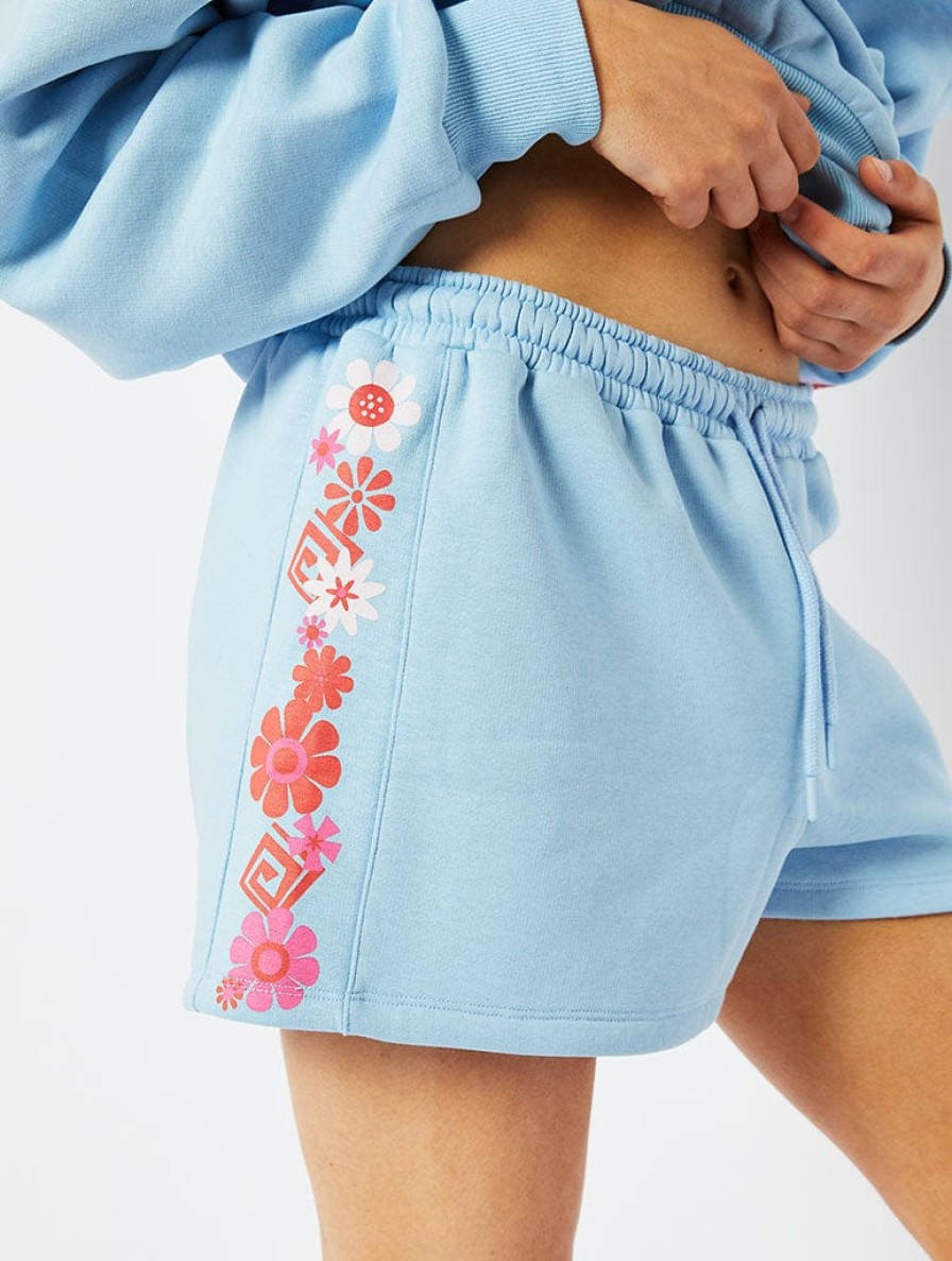 Skinnydip London Disney Hercules Jogger Shorts In Blue Bottoms