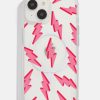 Skinnydip London Pink & Red Lightning Bolt Magsafe Iphone Case Magsafe Cases