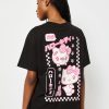 Skinnydip London Hello Kitty X Skinnydip Acid Wash T-Shirt Tops & T-Shirts