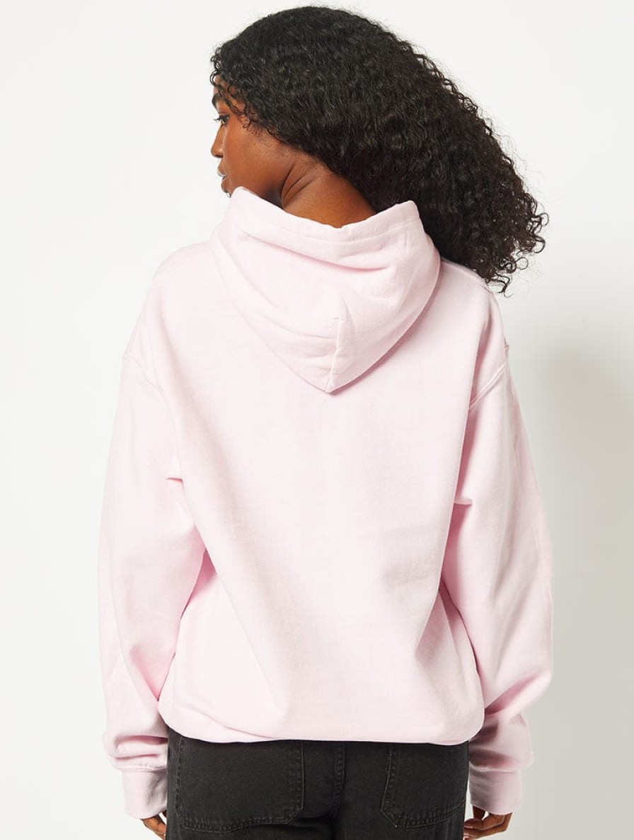 Skinnydip London Barbie X Skinnydip Pink Logo Hoodie Loungewear