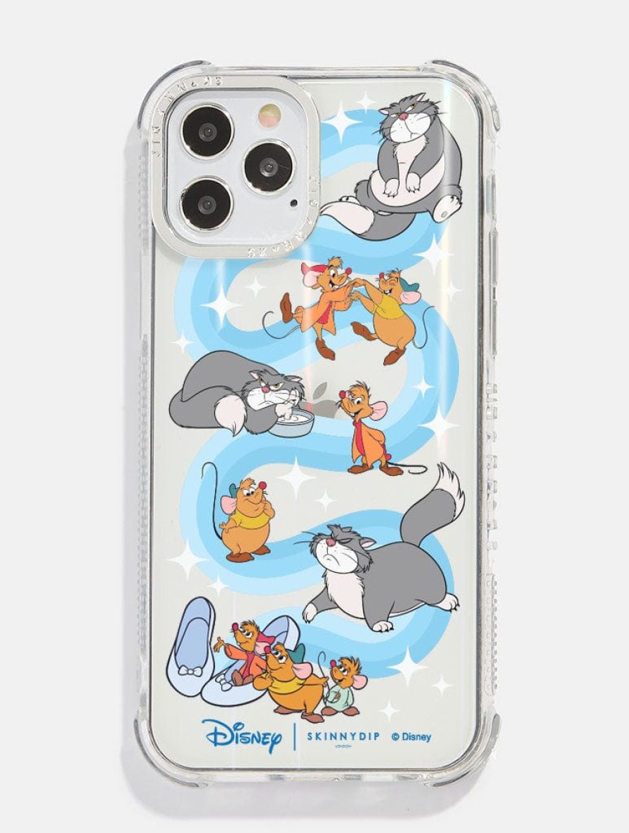 Skinnydip London Disney Lucifer, Jaq & Gus Shock Iphone Case Iphone Xr / 11 Cases