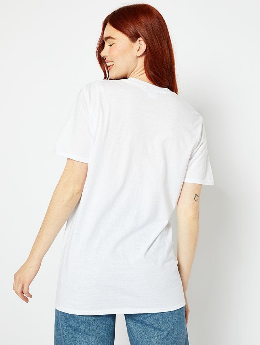 Skinnydip London Always Overthinking White T-Shirt Tops & T-Shirts