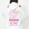 Skinnydip London Disney Monsters Inc We Scare Because We Care Hoodie In White Hoodies & Sweatshirts