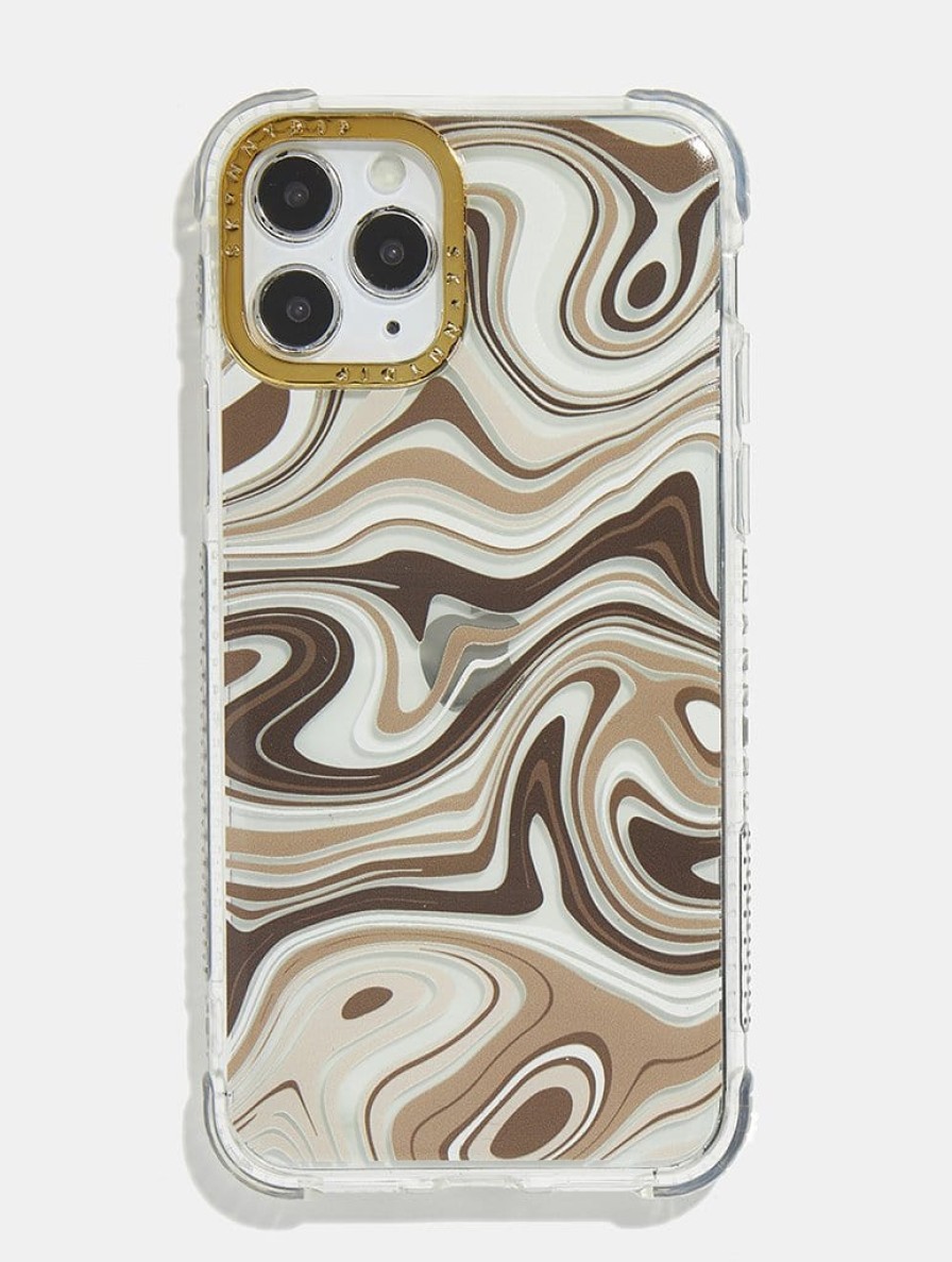 Skinnydip London Brown Swirl Shock Iphone Case Iphone Xr / 11 Cases