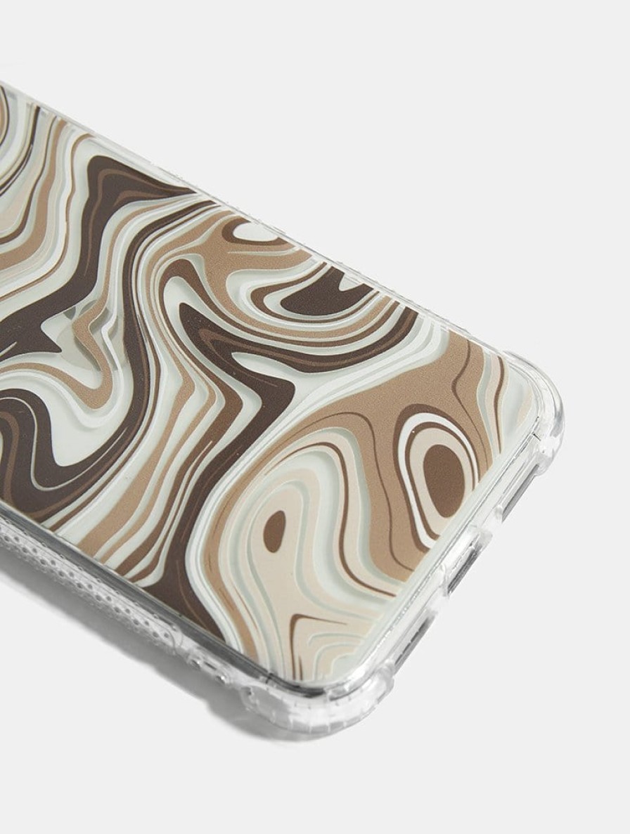 Skinnydip London Brown Swirl Shock Iphone Case Iphone Xr / 11 Cases