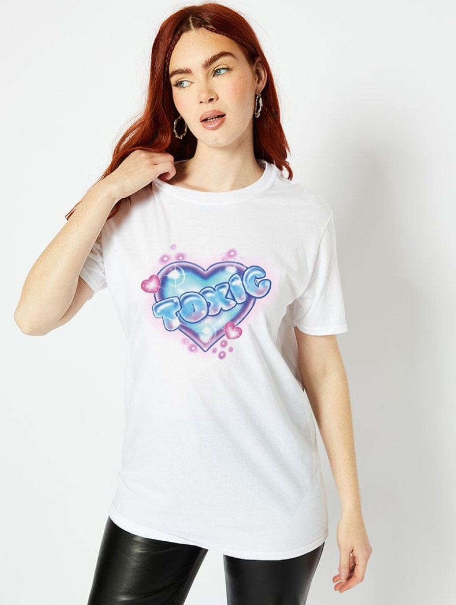 Skinnydip London Toxic White T-Shirt Tops & T-Shirts