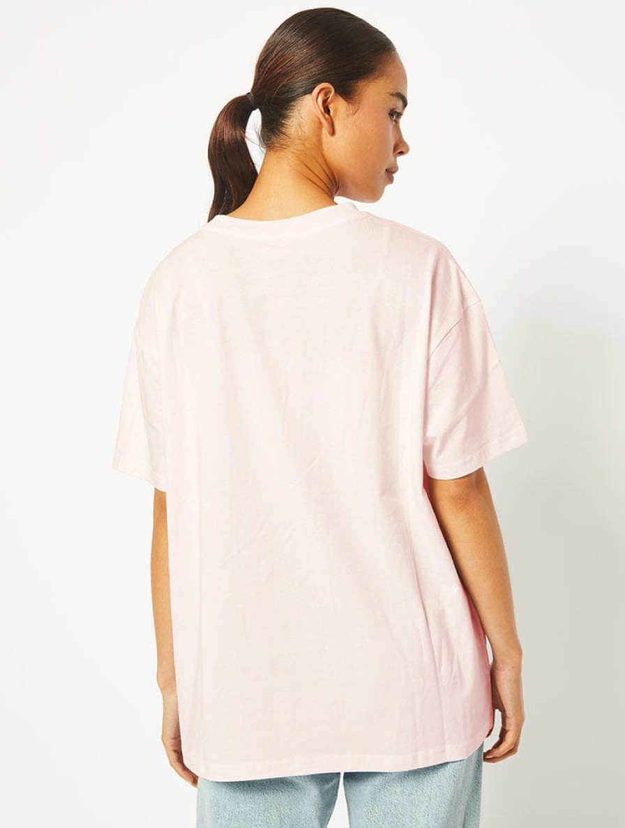 Skinnydip London Hungover T-Shirt In Pink Tops & T-Shirts