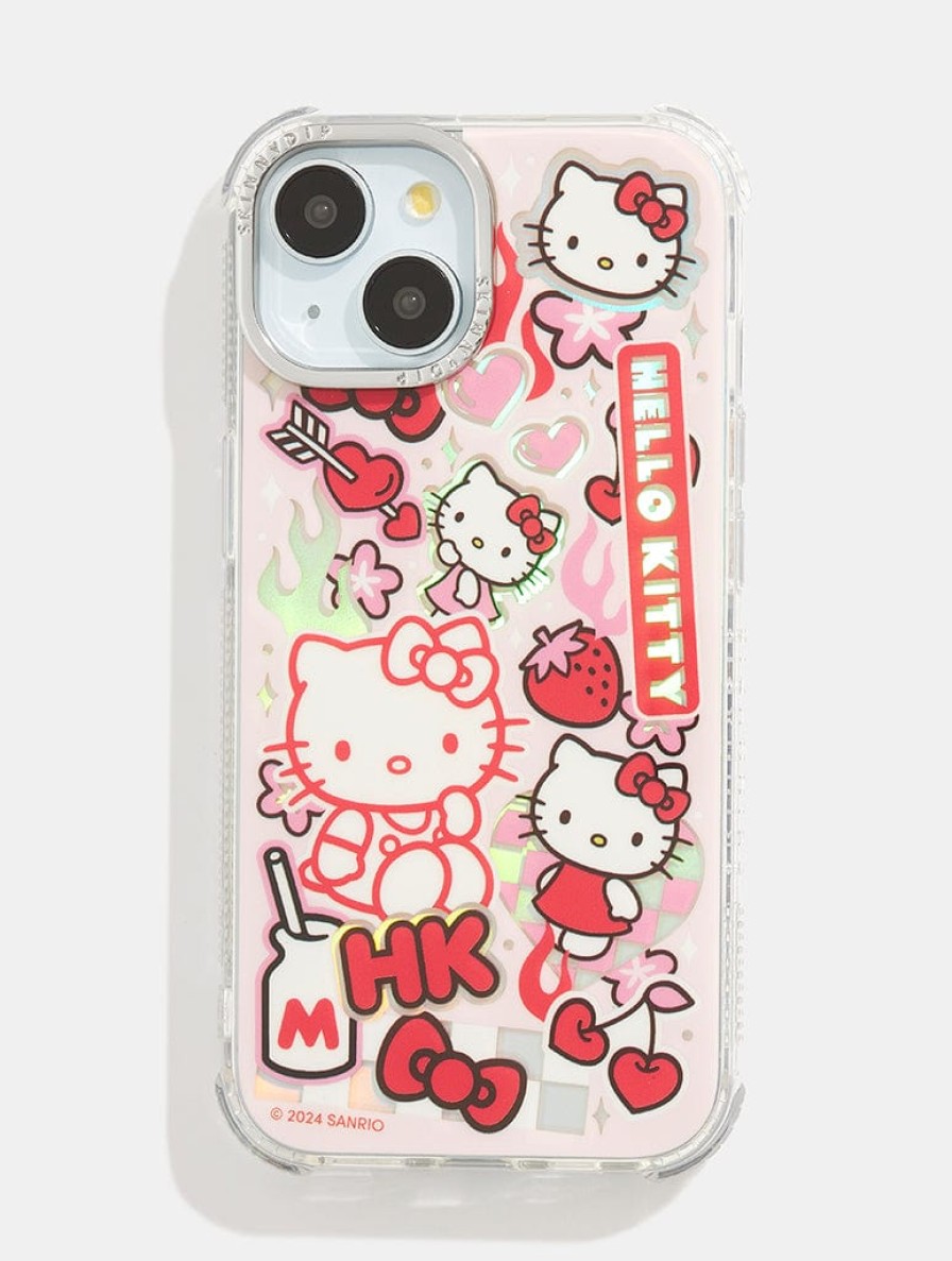 Skinnydip London Hello Kitty X Skinnydip Holo Sticker Iphone Shock Case Iphone Xr / 11 Cases