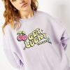 Skinnydip London Get Lucky Oversized Sweatshirt In Purple Hoodies & Sweatshirts