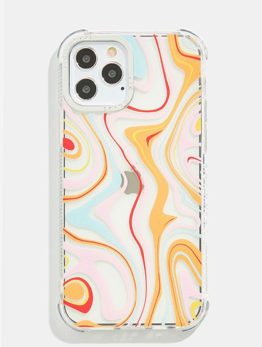 Skinnydip London Multi Coloured Swirl Shock Iphone Case Iphone 13 Pro Cases