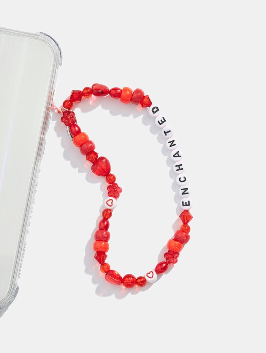 Skinnydip London Enchanted Red Beaded Phone Strap Shop All Tech Accessories