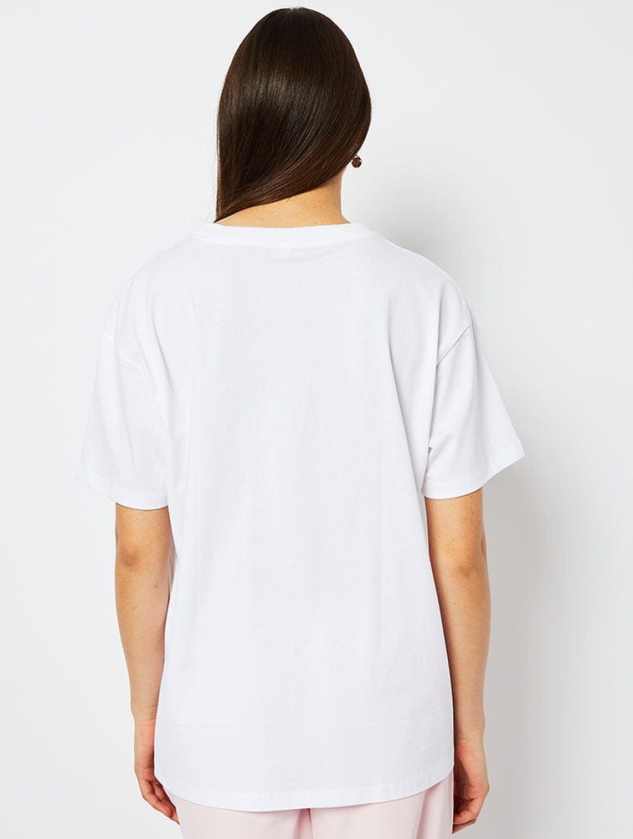 Skinnydip London Big Dills White T-Shirt Tops & T-Shirts