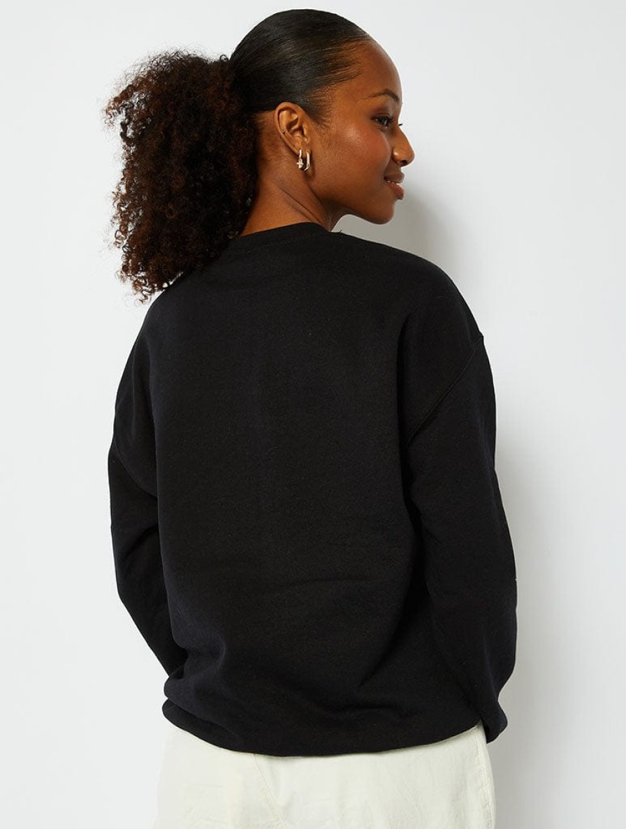 Skinnydip London Disney Be Our Guest Sweatshirt In Black Loungewear