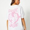 Skinnydip London Stupid Cupid White Oversized T-Shirt Tops & T-Shirts