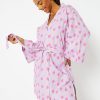 Skinnydip London Ice Cream Print Cotton Dressing Gown Nightwear