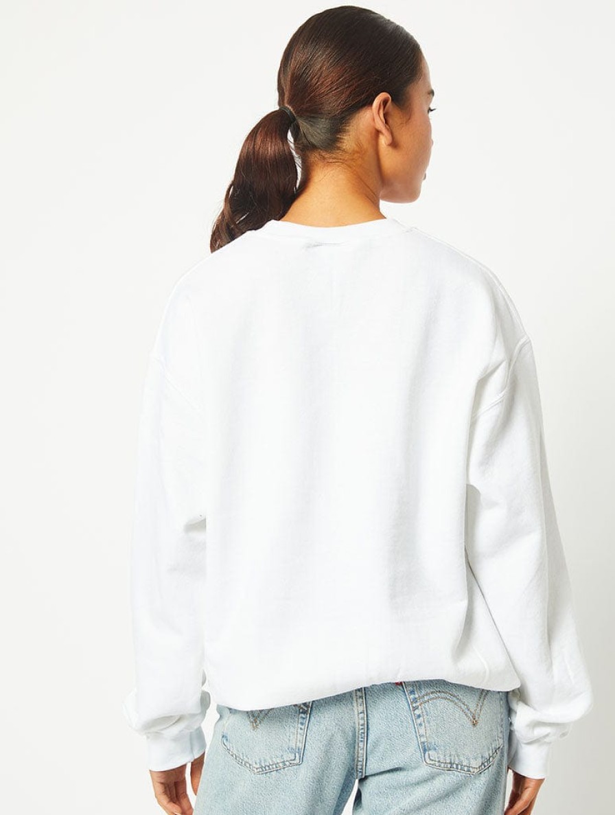 Skinnydip London Antilove Sweatshirt In White Loungewear