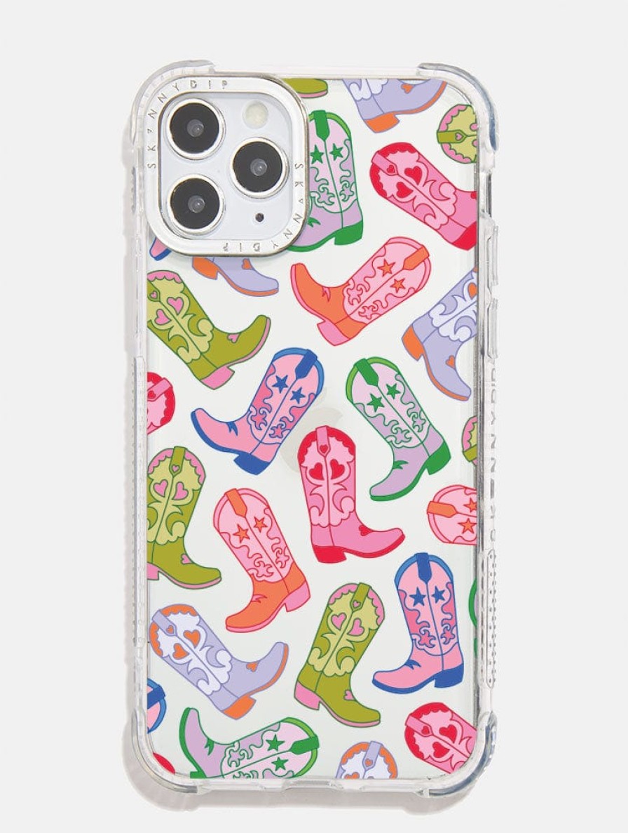 Skinnydip London Cowboy Boot Repeat Shock Iphone Case Iphone Xr / 11 Cases