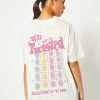 Skinnydip London You'Re Twisted T-Shirt In White Tops & T-Shirts