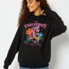 Skinnydip London Powerpuff Girls X Skinnydip Retro Print Hoodie In Black Loungewear