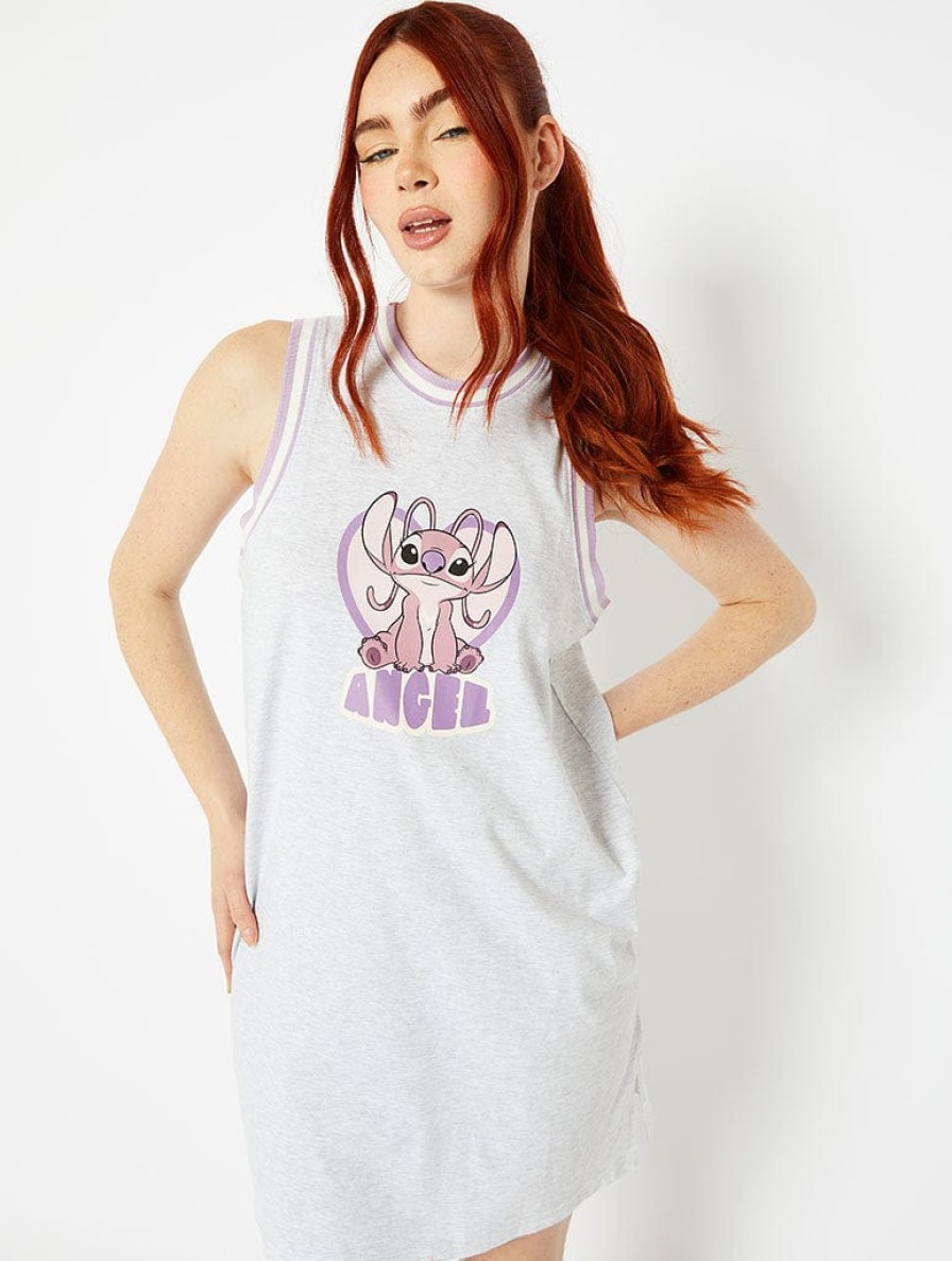 Skinnydip London Disney Angel Oversized Ribbed Nightie Nightwear