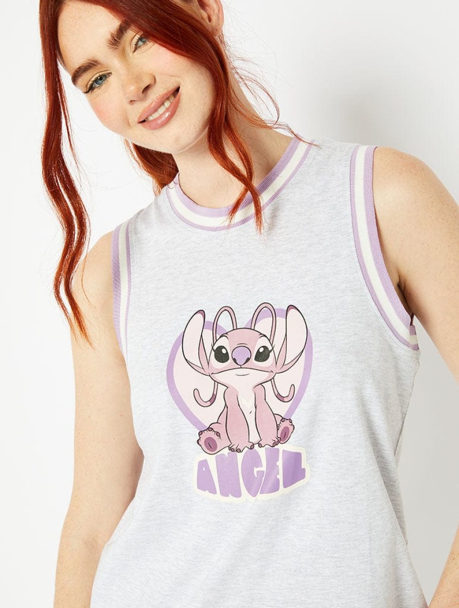 Skinnydip London Disney Angel Oversized Ribbed Nightie Nightwear