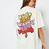 Skinnydip London Girls Just Wanna Have Funds Oversized T-Shirt Tops & T-Shirts